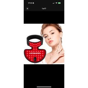 Viconor Neck and Chest Red Light Therapy FDA Cleared Red and Infrared Light